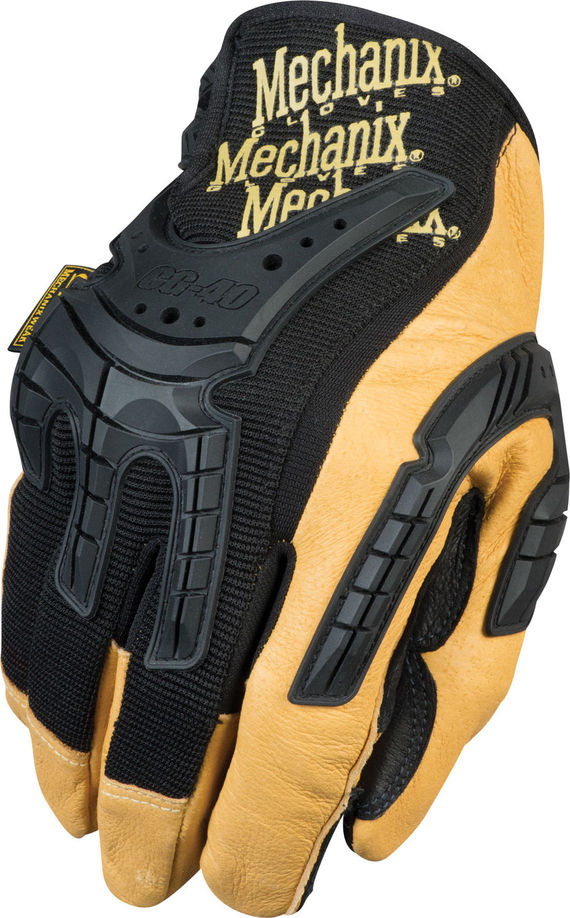 Mechanix Wear CG40-75-010 MECHANIX WEAR CG HEAVY DUTY GLV BLACK 10 LG BLACK/ TAN