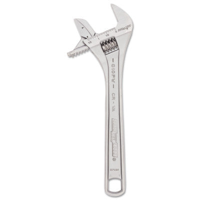 CHANNELLOCK® 810PW 10" Adj. Wrench Reversible Jaw Wide Chrome