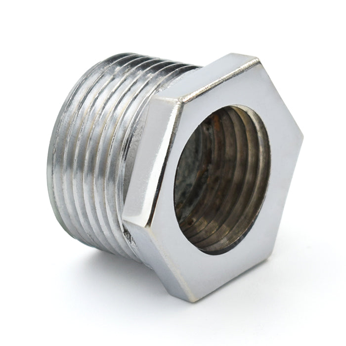 Legend Valves 310-475CNL 1/2" x 3/8" No Lead Chrome-Plated Cast Bronze Hex Bushing