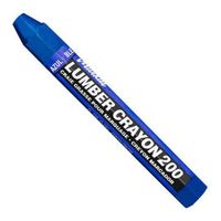 Jones Stephens J40353 Blue Lumber Crayon, Carton of 12