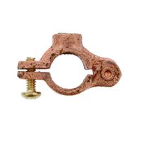 Jones Stephens H73050 1/2" Copper Plated Hinged Split Ring for 3/8" Rod