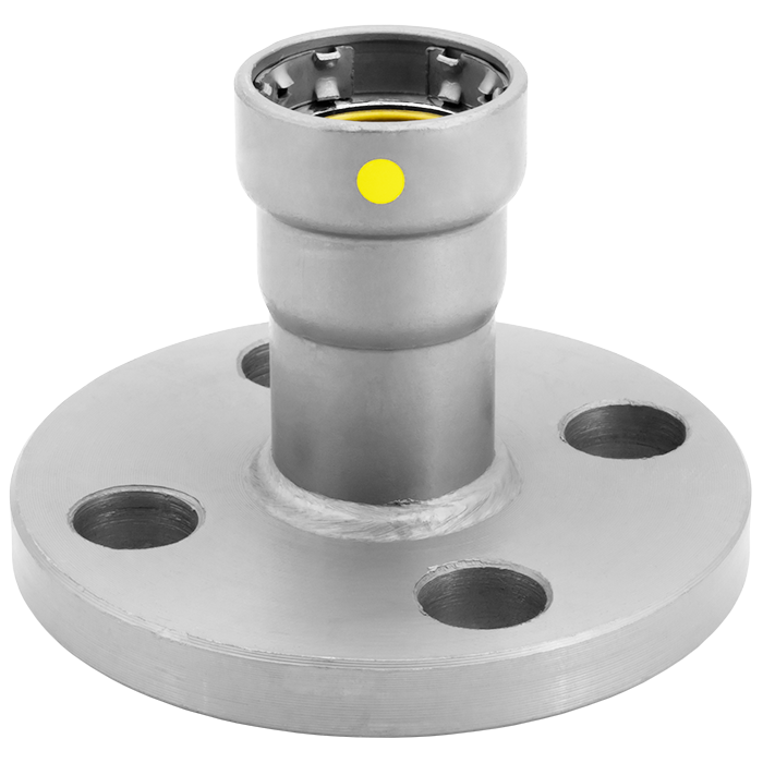 Legend Valves 441-247P 1-1/2" LegendPressCSG Carbon Steel Gas Flange Adapter