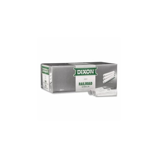 DIXON TICONDEROGA 88819 White Railroad Crayon Chalk 4"X1" (72 EA)
