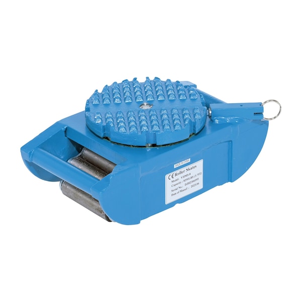 Vestil VHMS-8 Steel Machine Roller, 8000 lb Capacity Capacity