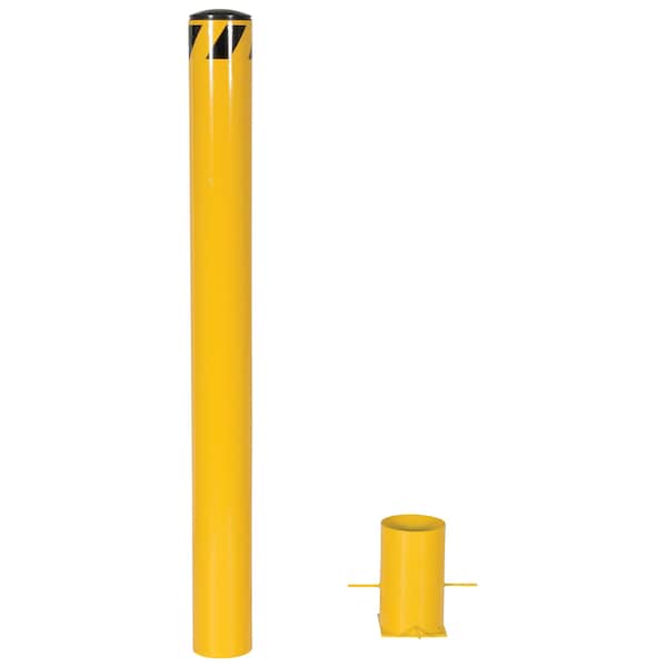 Vestil BOL-R-48-5.5 Removable Pipe Safety Bollard, 48x5.5