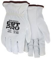 MCR SAFETY 3601KXL Prem Goat Grain Driver W/Kevlar Liner Xl