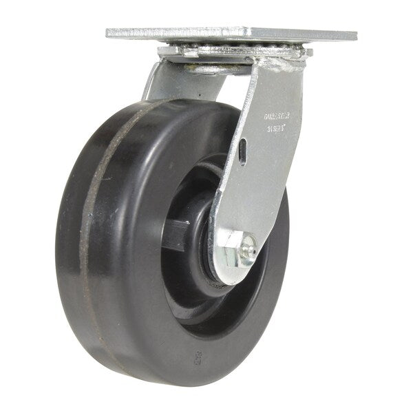 Vestil CST-VE-6X2PH-S Phenolic Swivel Caster 6 In. Diameter x 2 In. Width 1200 Lb. Capacity Black