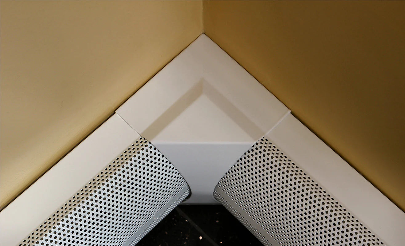 Baseboarders BA001-WHT Elliptus Baseboard Heater Cover