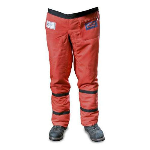 Delta Plus WELJE912Z39 ProChapsZ™ HV Wrap-Around Calf Protection, Quick Donning Zippers, 1000 Denier, Water Resistant, Length 39" from Waist