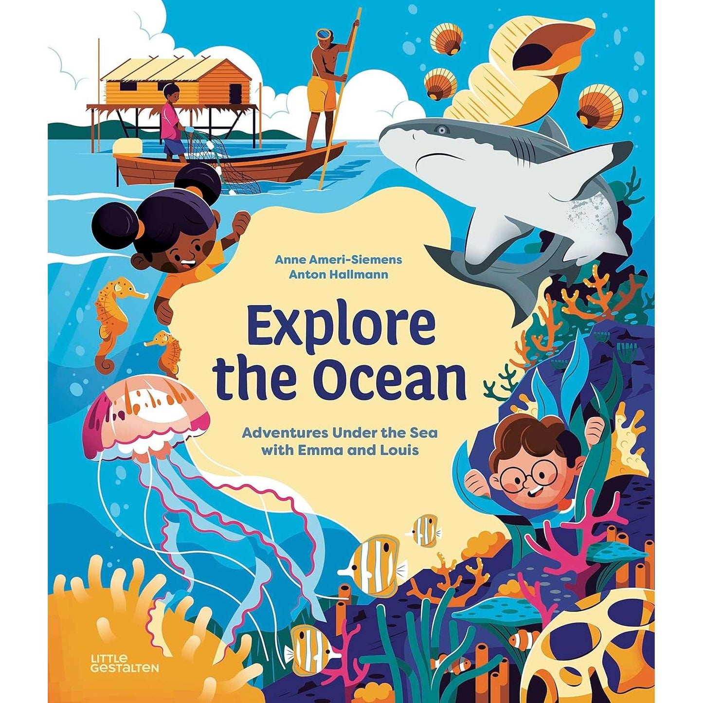Paradise Clay IPS302 Explore the Ocean: Adventures Under the Sea with Emma and Louis - Book