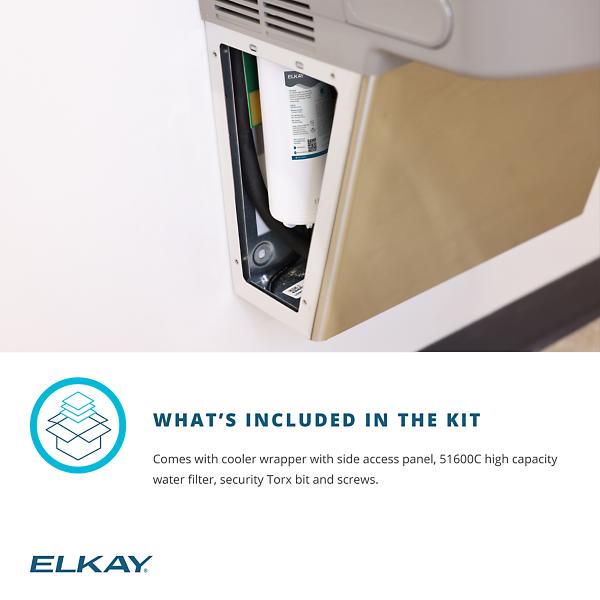 Elkay EZFMP Single Level Filter Maintenance Kit with High Capacity Filter