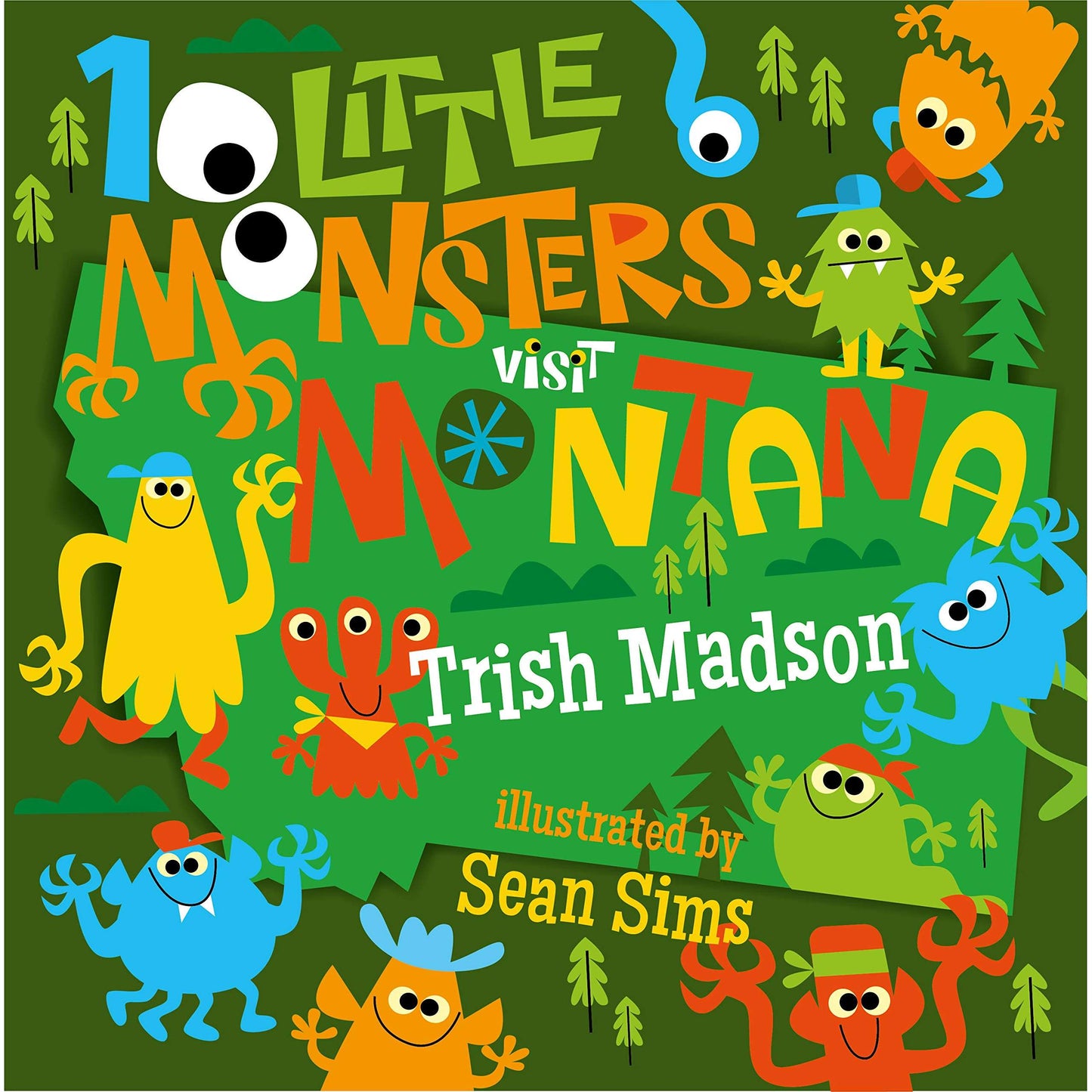 Paradise Clay FAM024 10 Little Monsters Visit Montana - Book