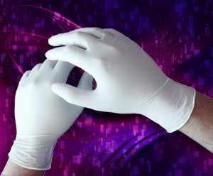 SOS Cleanroom FFNT104 FFNT Series FingerFlex Nitrile Exam Gloves (1000/Case)