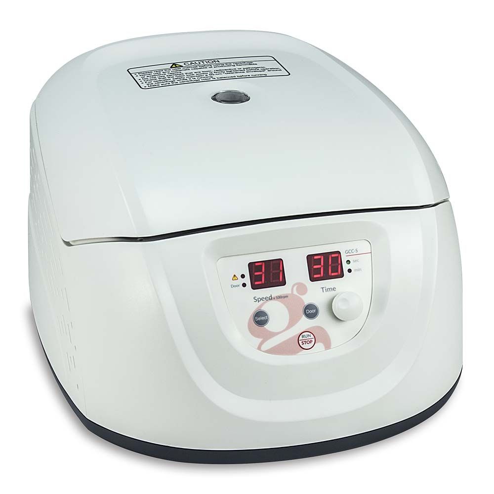 Globe Scientific GCC-S Centrifuge Clinical 12-Place 120-240v 50/60Hz US Plug (Includes 12-Place Rotor for use with 5mL 7mL and 10mL Tubes and 8 x 15mL Tubes Sleeves and Risers)