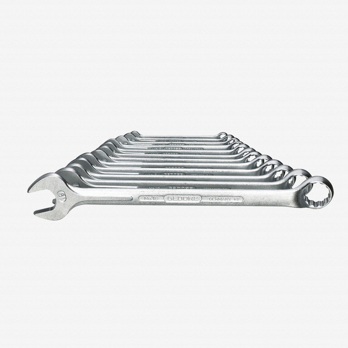 Gedore 6012840 1 B-0112 Combination spanner set 12 pcs 6-19 mm