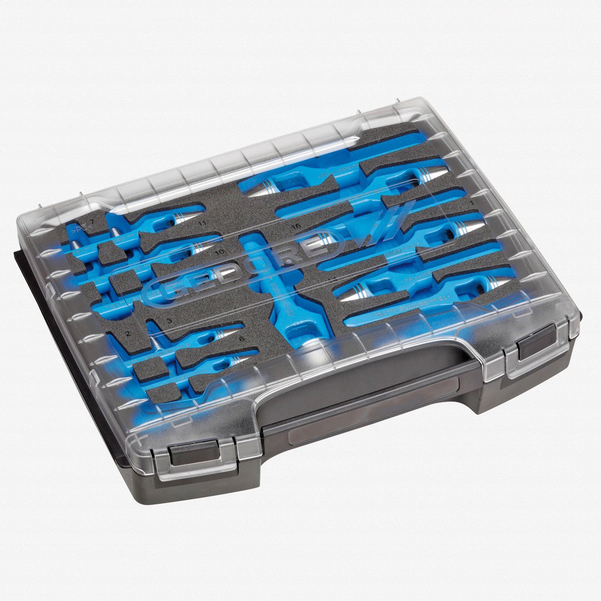 Gedore 2963469 1101-570500 Set of Arc Punches 2-22 mm in i-BOXX 72