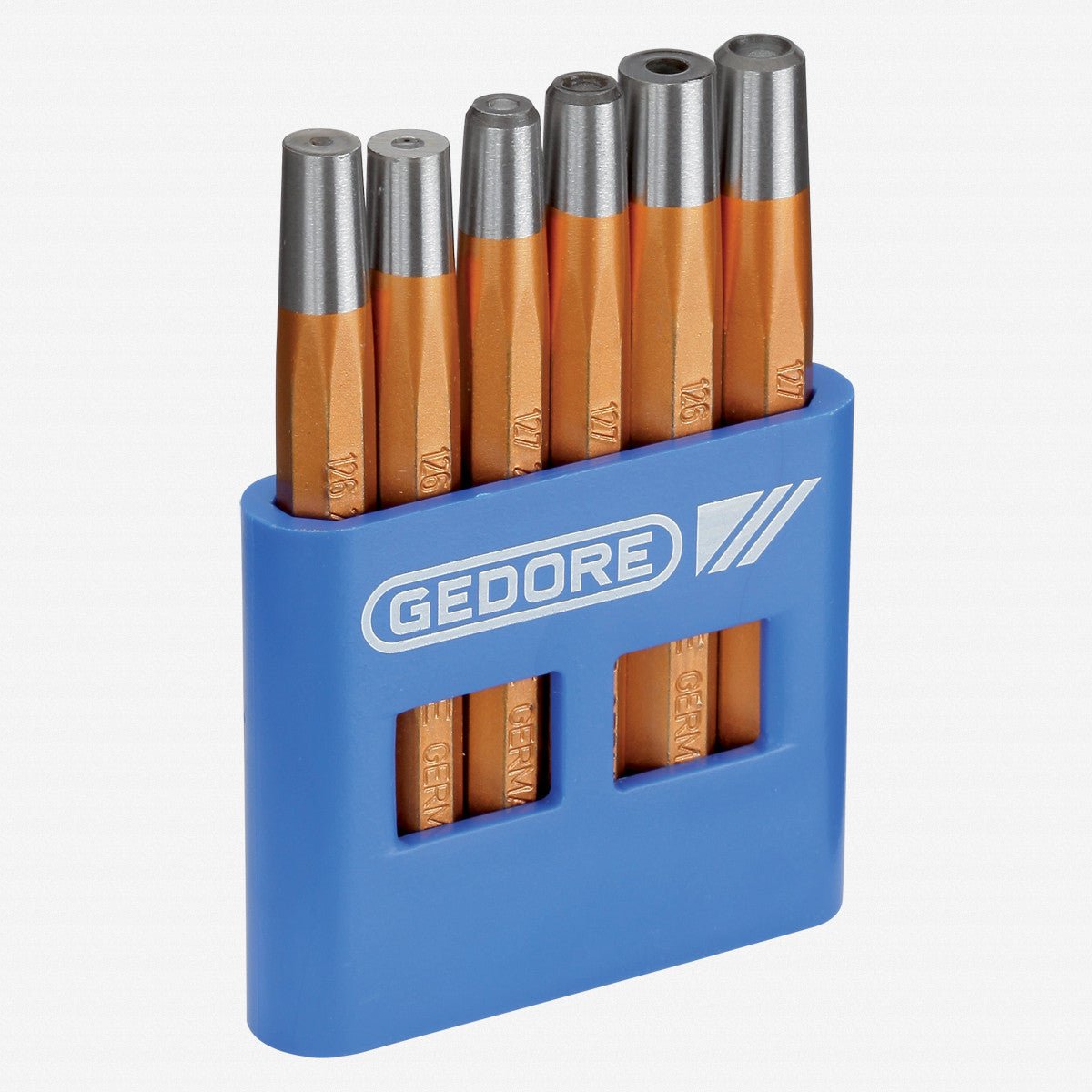 Gedore 8773600 125 B Set of rivetting setters and snap dies 6 pieces