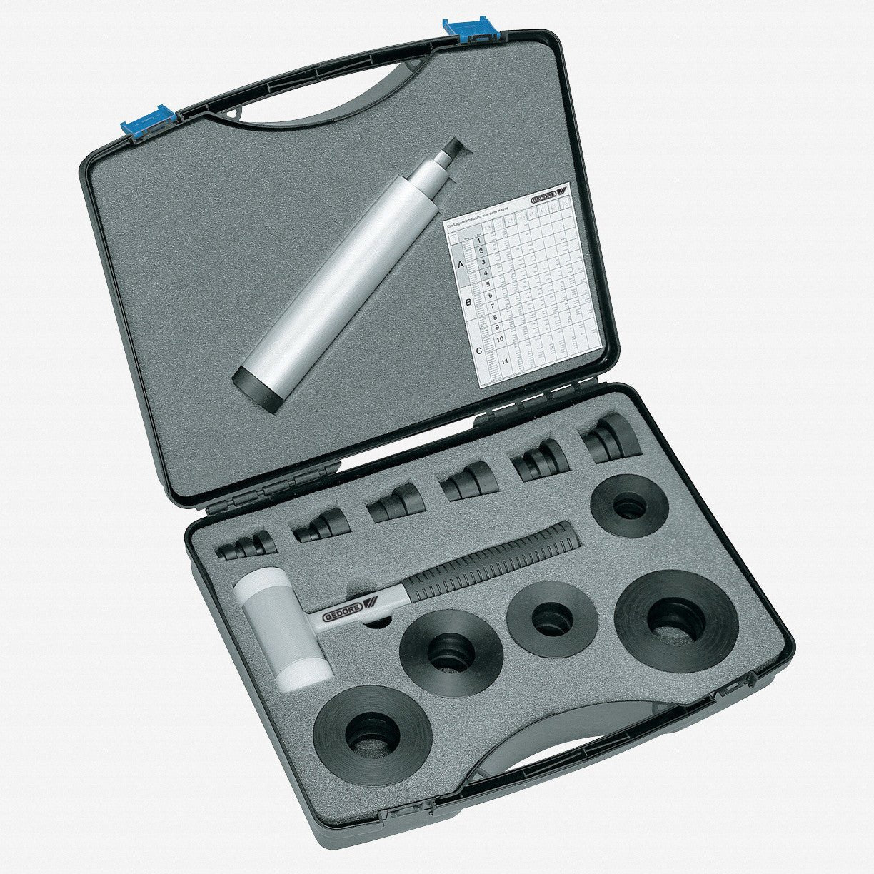 Gedore 1120778 1.85/1 Professional plastic bearing installation set