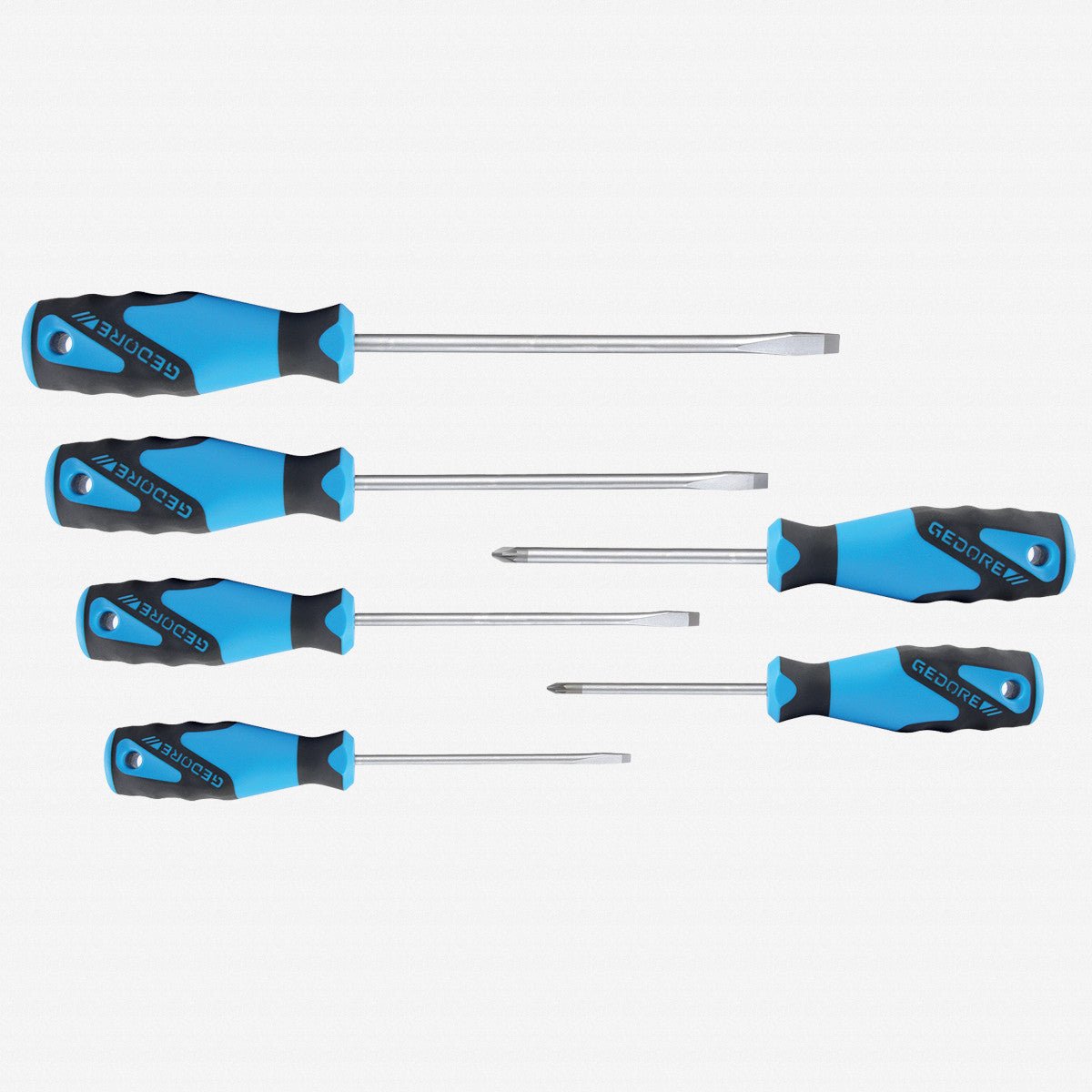 Gedore 1482300 2150-2160 PZ-06 3C-Screwdriver set 6 pcs IS 4-8 PZ 1-2