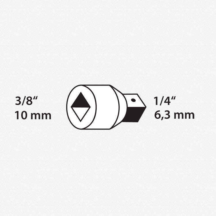 Gedore 6236280 3020 Reducer 3/8" to 1/4"