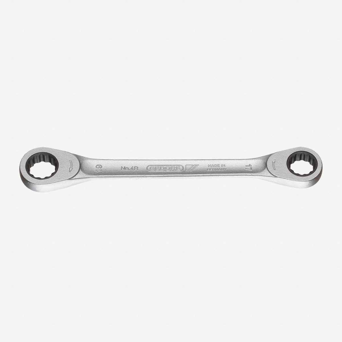 Gedore 2306751 4 R 10x13 Flat ring ratchet spanner 10x13 mm