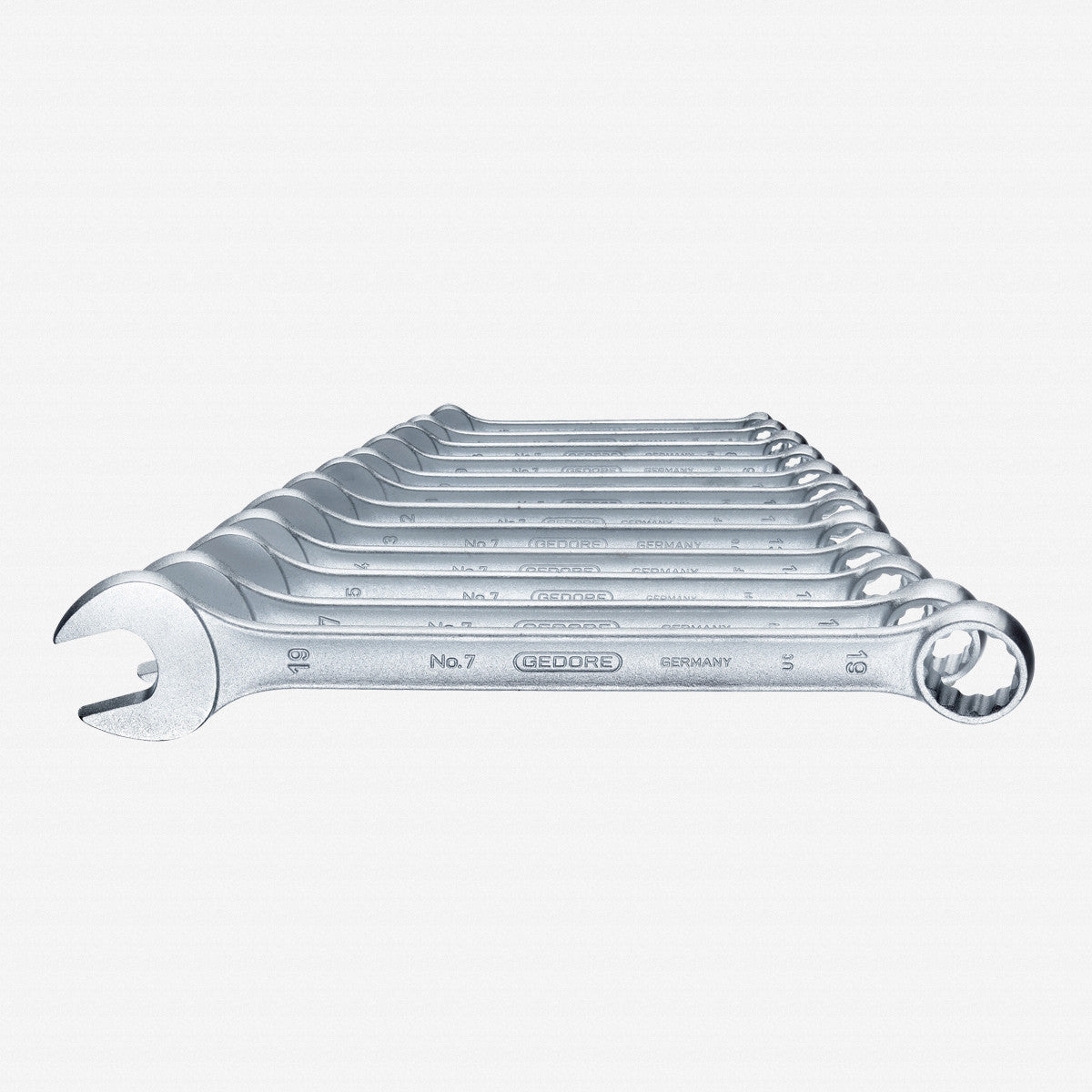 Gedore 6091530 7-0112 Combination spanner set 12 pcs UD profile 6-19 mm