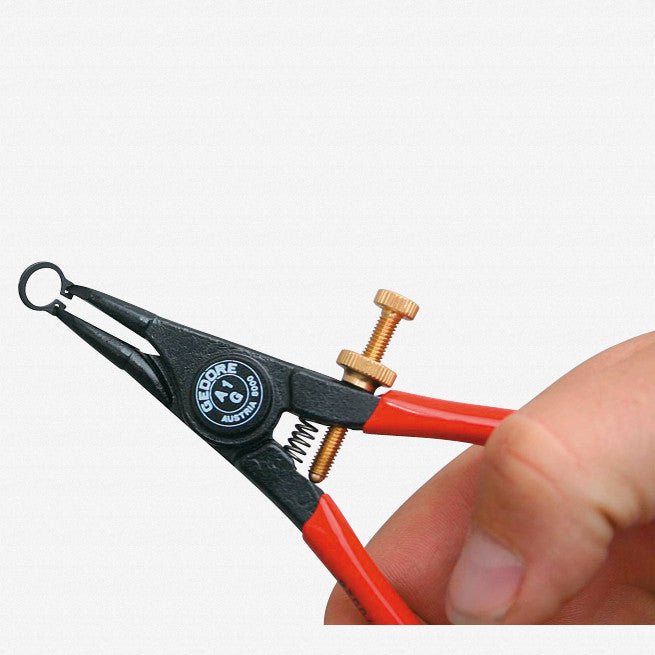 Gedore 6700220 8000 A 1G Circlip pliers for external retaining rings, angled 30 degrees 4.0-9.0 mm