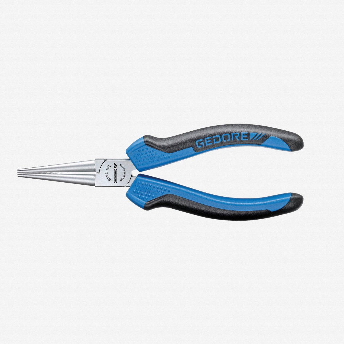 Gedore 6716810 8122-160 JC Round nose pliers 160 mm, 2-component handle
