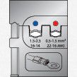 Gedore 1830562 8140-02 Module insert for insulated terminals 0.5-1.5/1.5-2.5