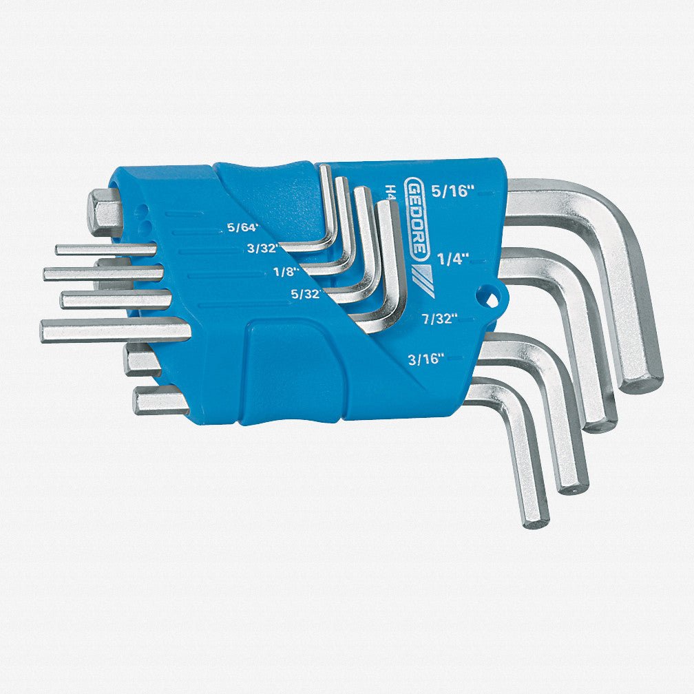 Gedore 1505424 H 42-88 A Hexagon Allen key set in holder 8 pcs 5/64-5/16AF
