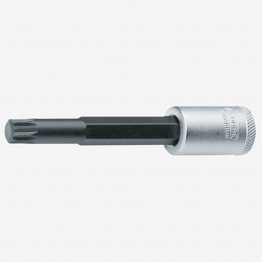 Gedore 1394312 INX 30 L 6 Screwdriver bit socket 3/8", long XZN M6