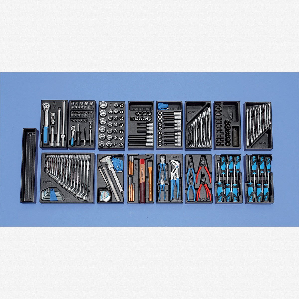 Gedore 2319853 S 1500 ES-02 Module assortment middle, 207 pcs