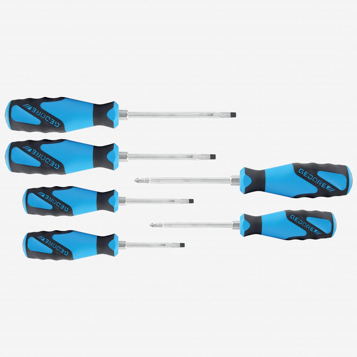 Gedore 1878743 SK 2154 PH-06 3C-Screwdriver with striking cap set 6 pcs