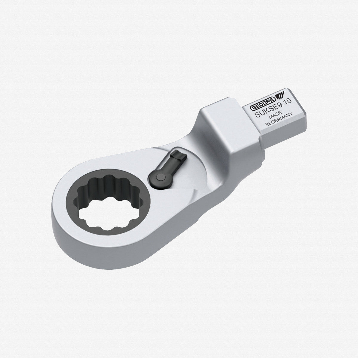 Gedore 2827735 SUKSE9 10 Rectangular ring ratchet spanner, reversible SE 9x12, 10 mm