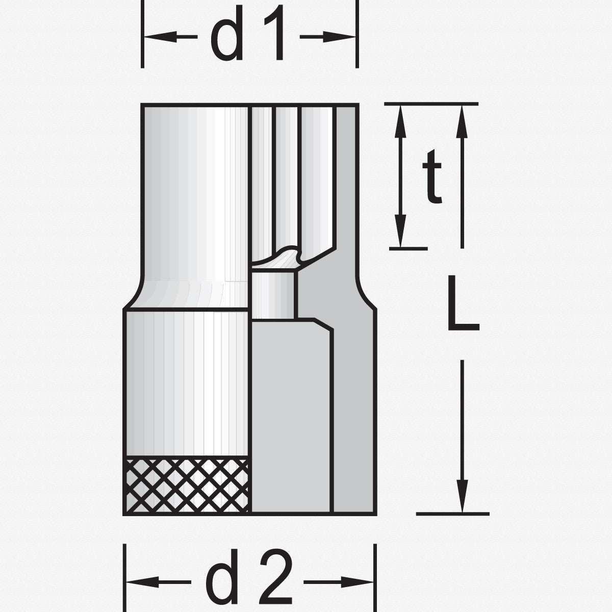 Gedore 6250270 TX 30 E5 Socket 3/8" TORX® E5
