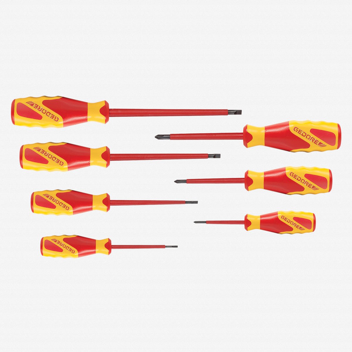 Gedore 1616048 VDE 2170-2160 PH-077 VDE Screwdriver set 7 pcs IS 2.5-6.5 PH 0-2