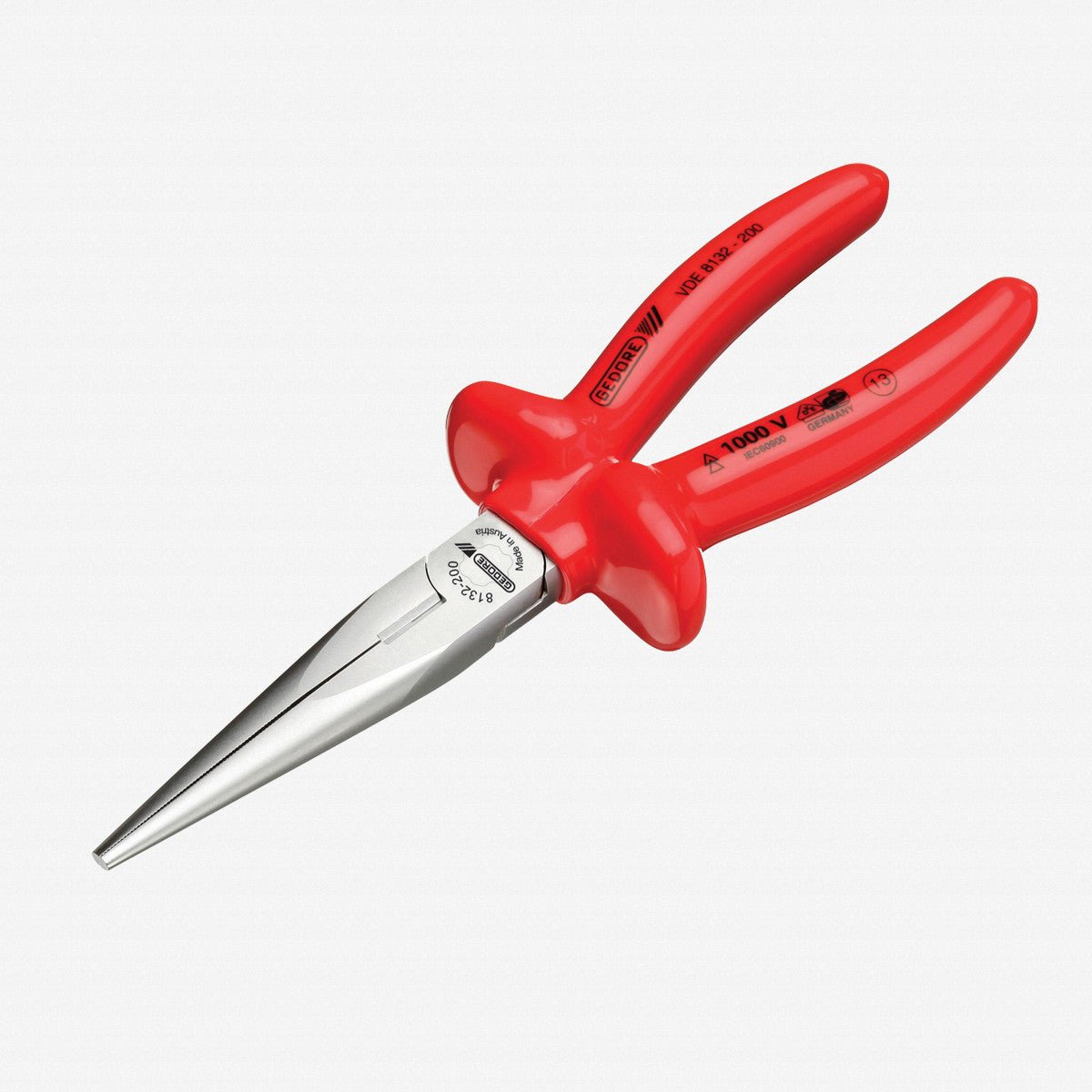 Gedore 6721570 VDE 8132-160 VDE Telephone pliers with VDE dipped insulation