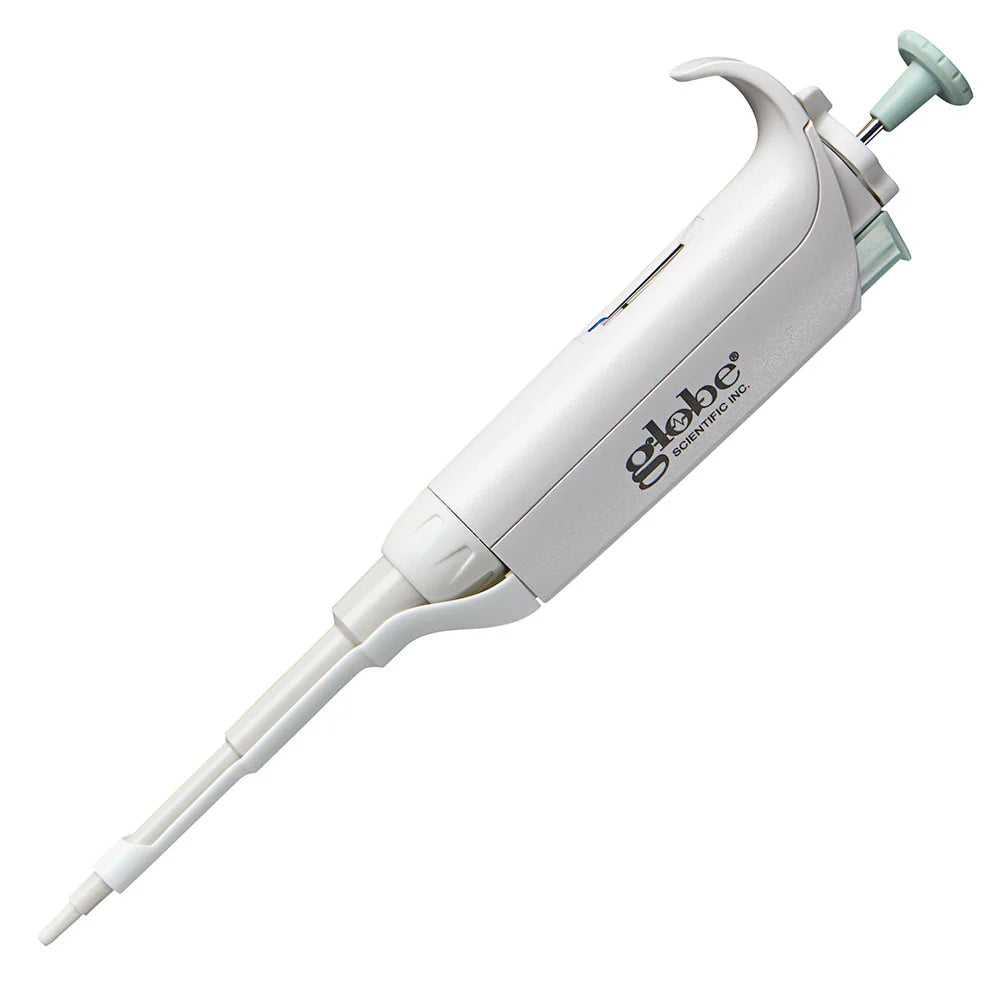 Globe Scientific 3361-10 Pipette Diamond PosiStop Fully Autoclavable Adjustable volume 0.5 - 10ul Red