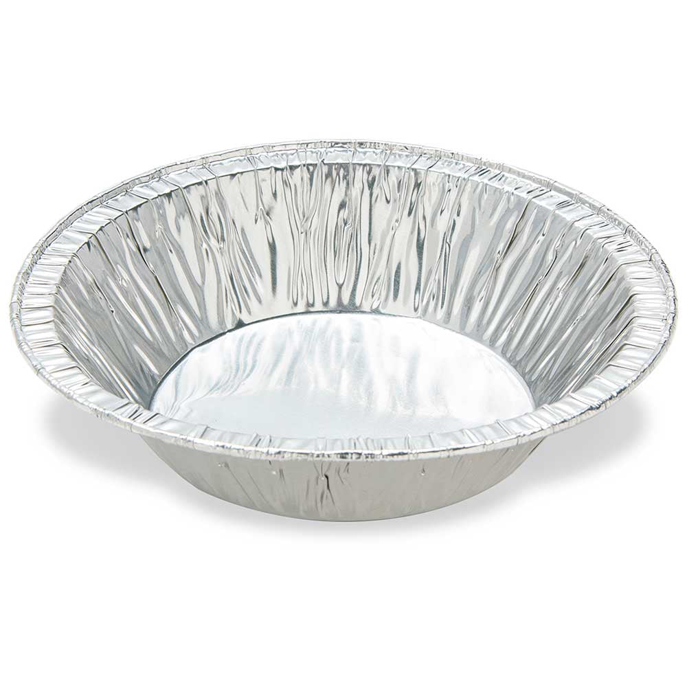 Globe Scientific 8315 Aluminum Weigh Dish127mm OD 200ml Crimped Side and Curled Lip