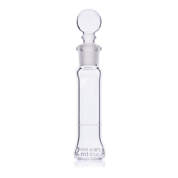 Globe Scientific 8200002 Flask Volumetric Globe Glass 2mL Class A To Contain (TC) ASTM E237 6/Box