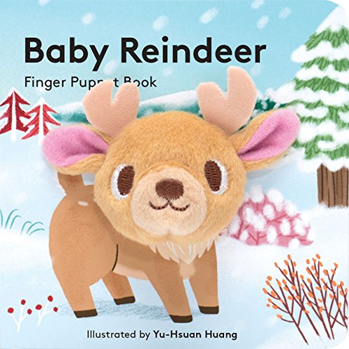 Paradise Clay HCB103 Baby Reindeer - Finger Puppet Book