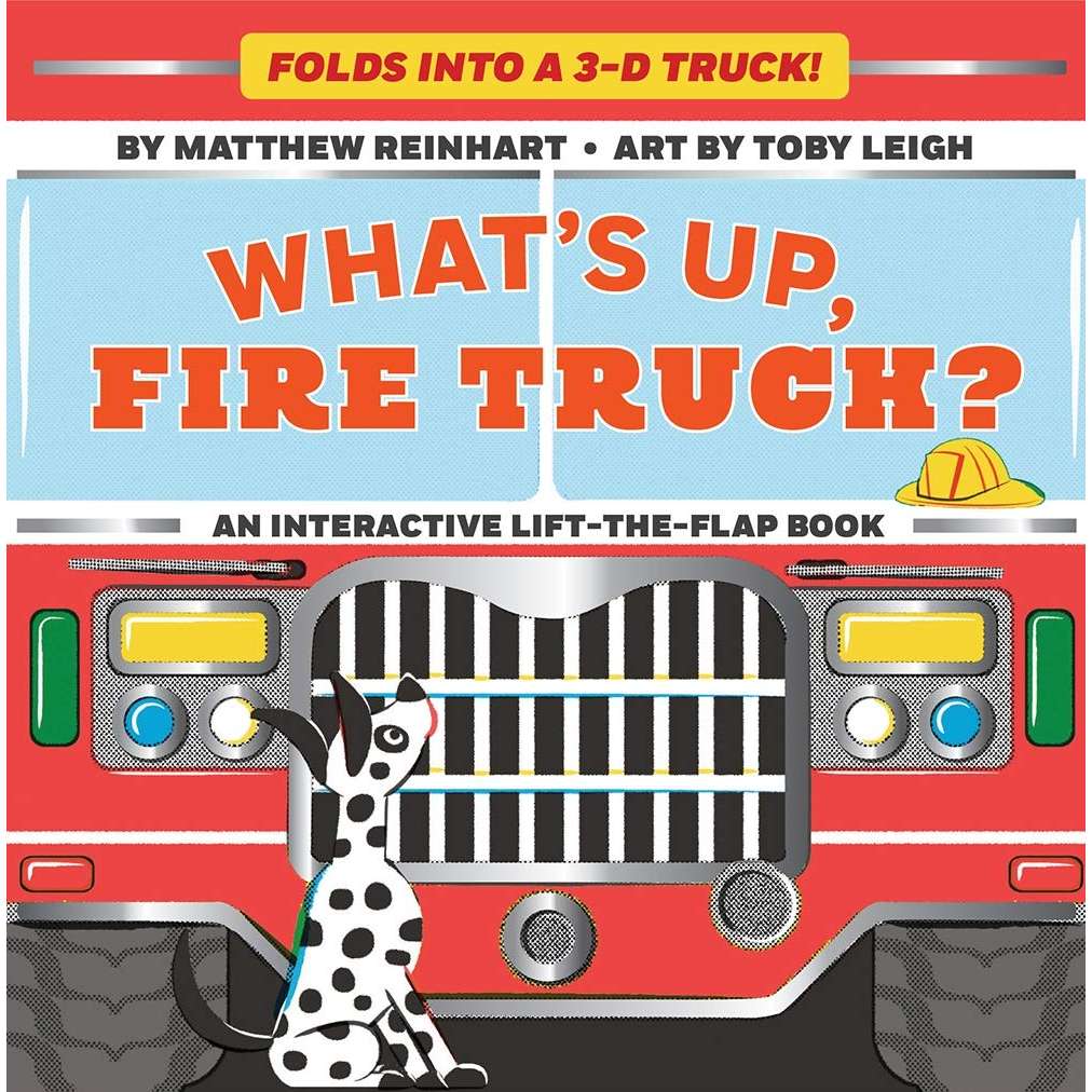 Paradise Clay HNA056 What's Up, Fire Truck? (A Pop Magic Book) - Book