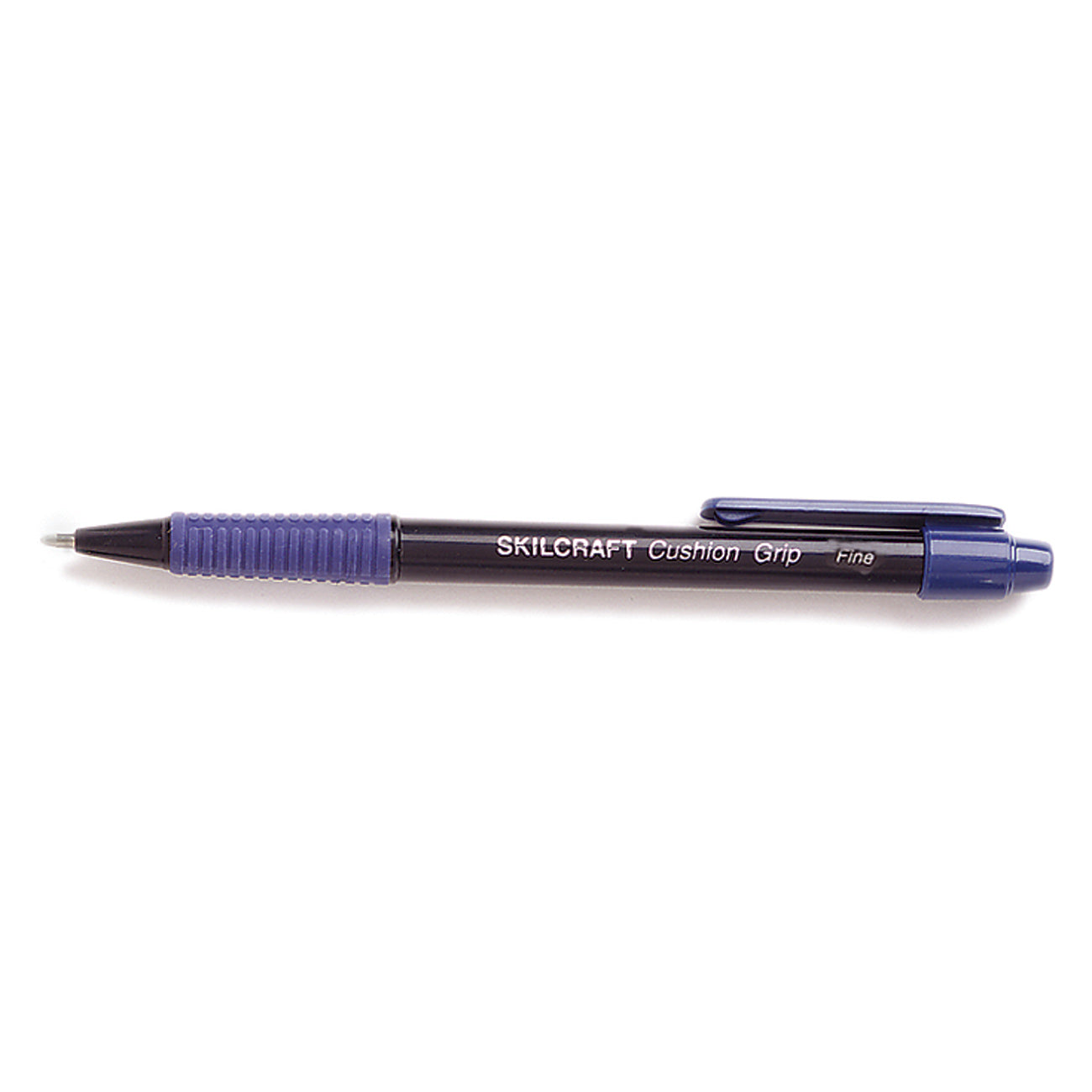 AbilityOne 7520014244852 SKILCRAFT Ballpoint Pen - Fine Pen Point Type - Refillable - Blue - 1Dozen