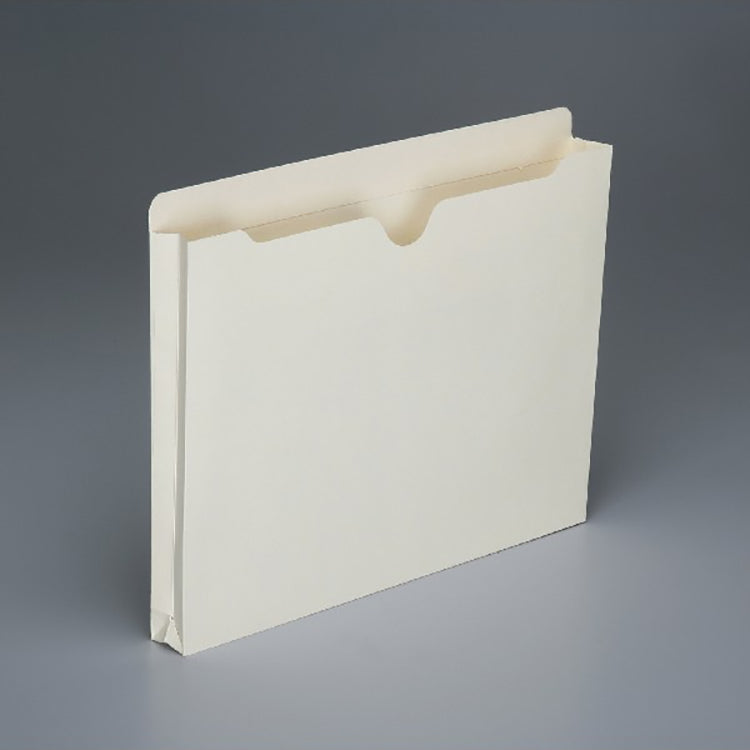 AbilityOne 7530016321014 SKILCRAFT Double-ply Tab Expanding Manila File Jackets - Letter - 8 1/2" x 11" Sheet Size - 1 1/2" Expansion - Straight Tab Cut - 11 pt. Folder Thickness - Manila - Manila - Recycled - 50 / Box