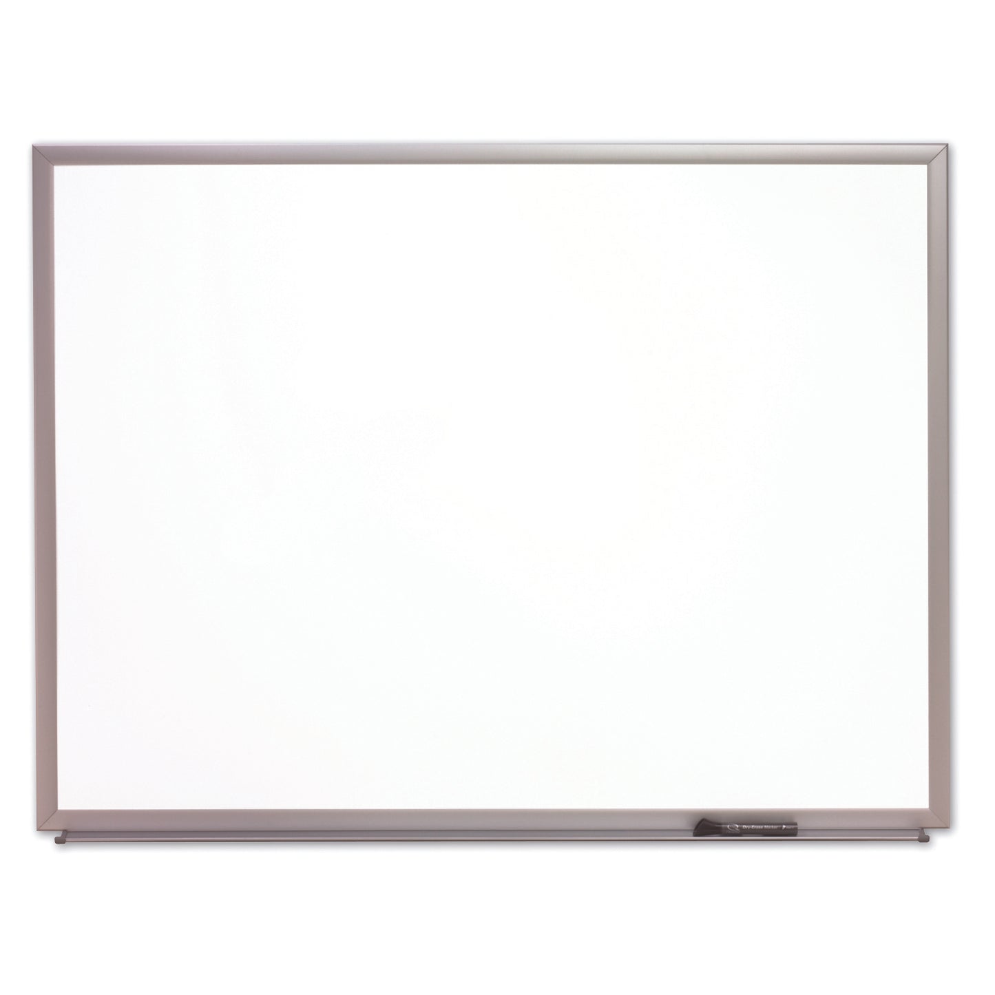 AbilityOne 7110016511299 Magnetic Steel Backed Dry Erase Whiteboard, Silver Frame, 6' x 4'