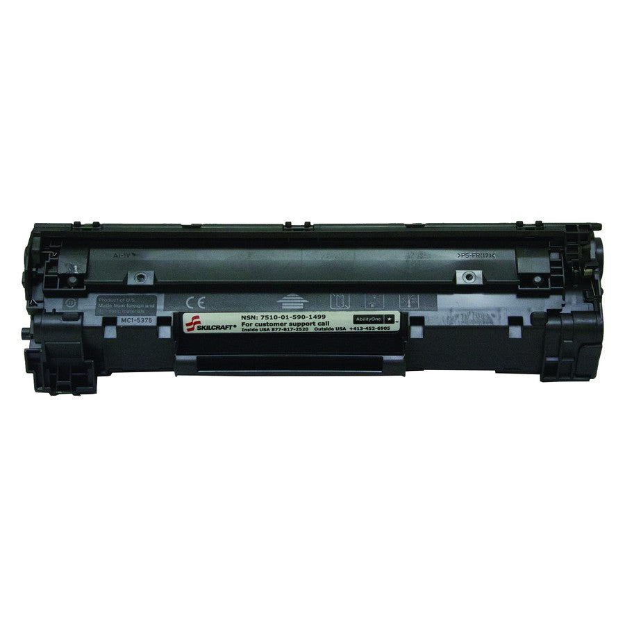 AbilityOne 7510016603732 Toner Cartridge, Remanufactured, Standard Yield, Black, HP LaserJet 400 PRO, CF280X Compatible