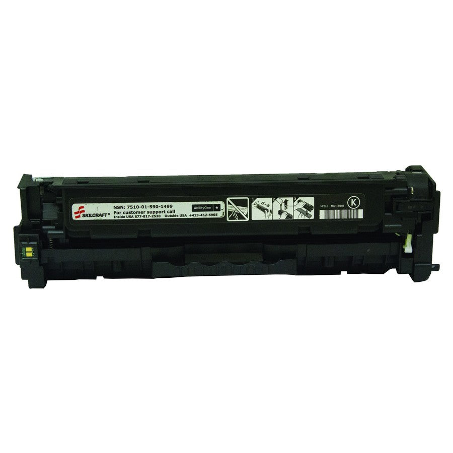 AbilityOne 7510016604959 Toner Cartridge, Remanufactured, Standard Yield, Black, HP Enterprise 500 / M551 / M575 Compatible