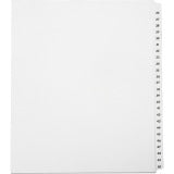 AbilityOne 7530014072248 SKILCRAFT Numeric 26-50 Table of Contents Sheets - 25 Printed Tab(s) - Digit - 26-50 - 8.5" Divider Width x 11" Divider Length - Letter - White Divider - 1 / Set