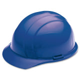 AbilityOne 8415009353132 SKILCRAFT Easy Quick-Slide Cap Safety Helmet - Nylon, Polyethylene - Blue - 1 Each