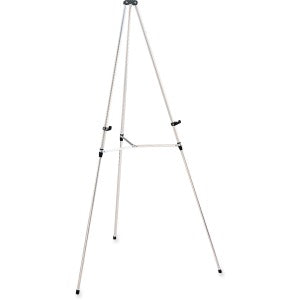 AbilityOne 7520014567876 SKILCRAFT Tripod Display Easel - 25 lb Load Capacity - 64" Height - Aluminum